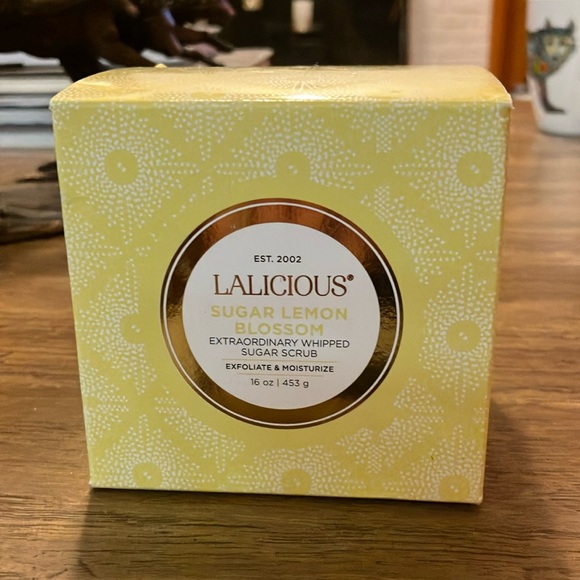 LALICIOUS Bath & Body Sugar Lemon Blossom Whipped Sugar Scrub By